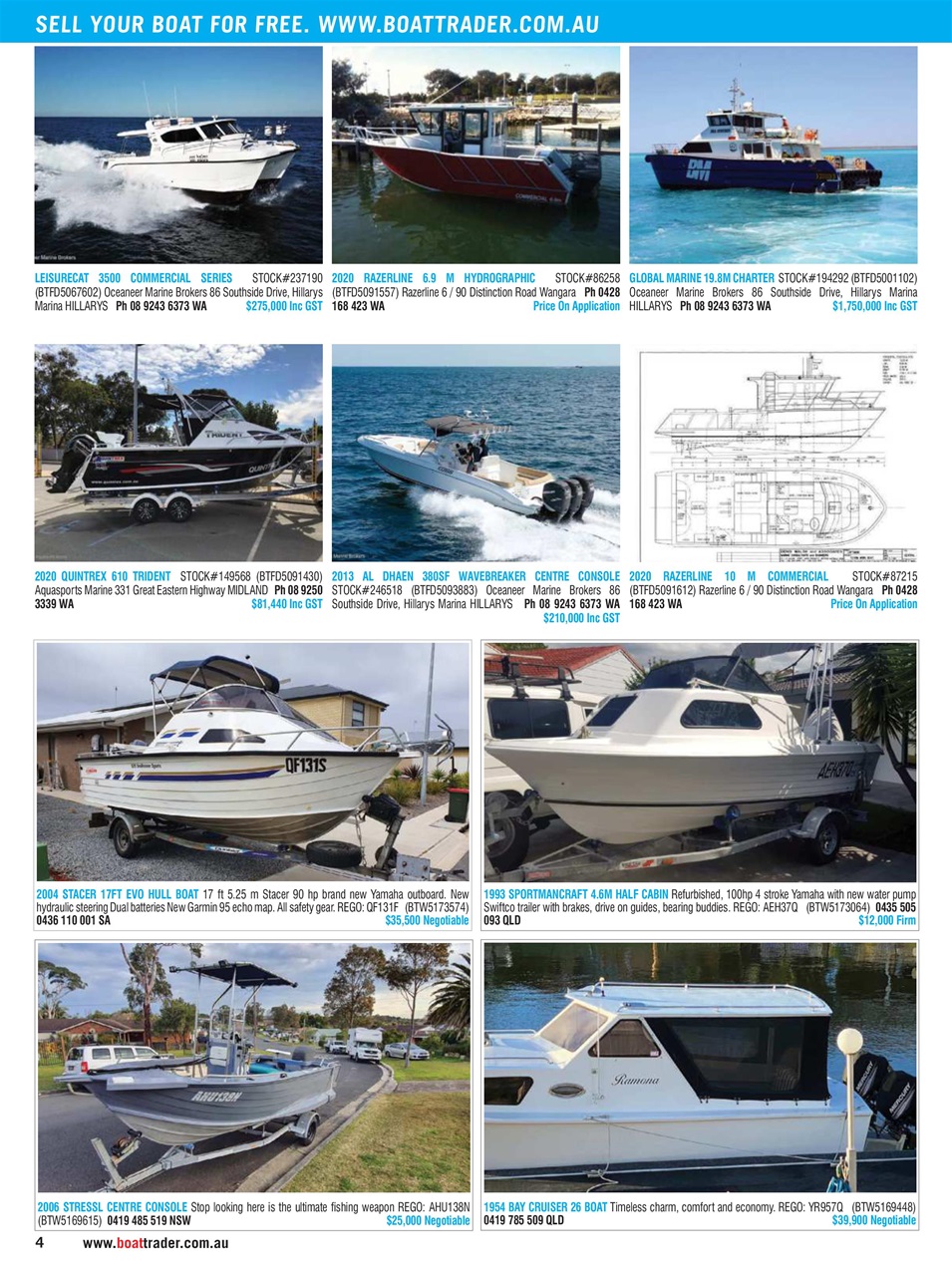 Boat Trader Australia Magazine 2101 Back Issue