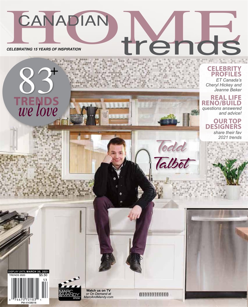 Canadian Home Trends Magazine Trends 2020 Back Issue   0000 