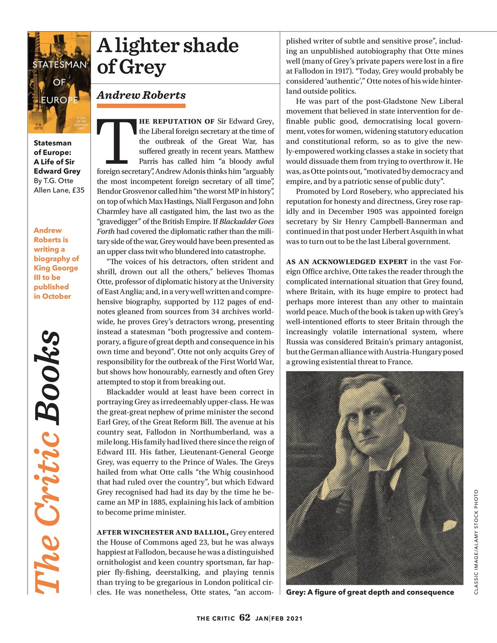 The Critic Magazine January 2021 Subscriptions Pocketmags