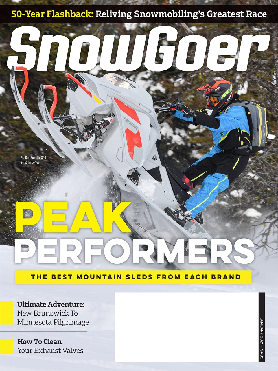 SnowGoer Magazine - January 2021 Back Issue