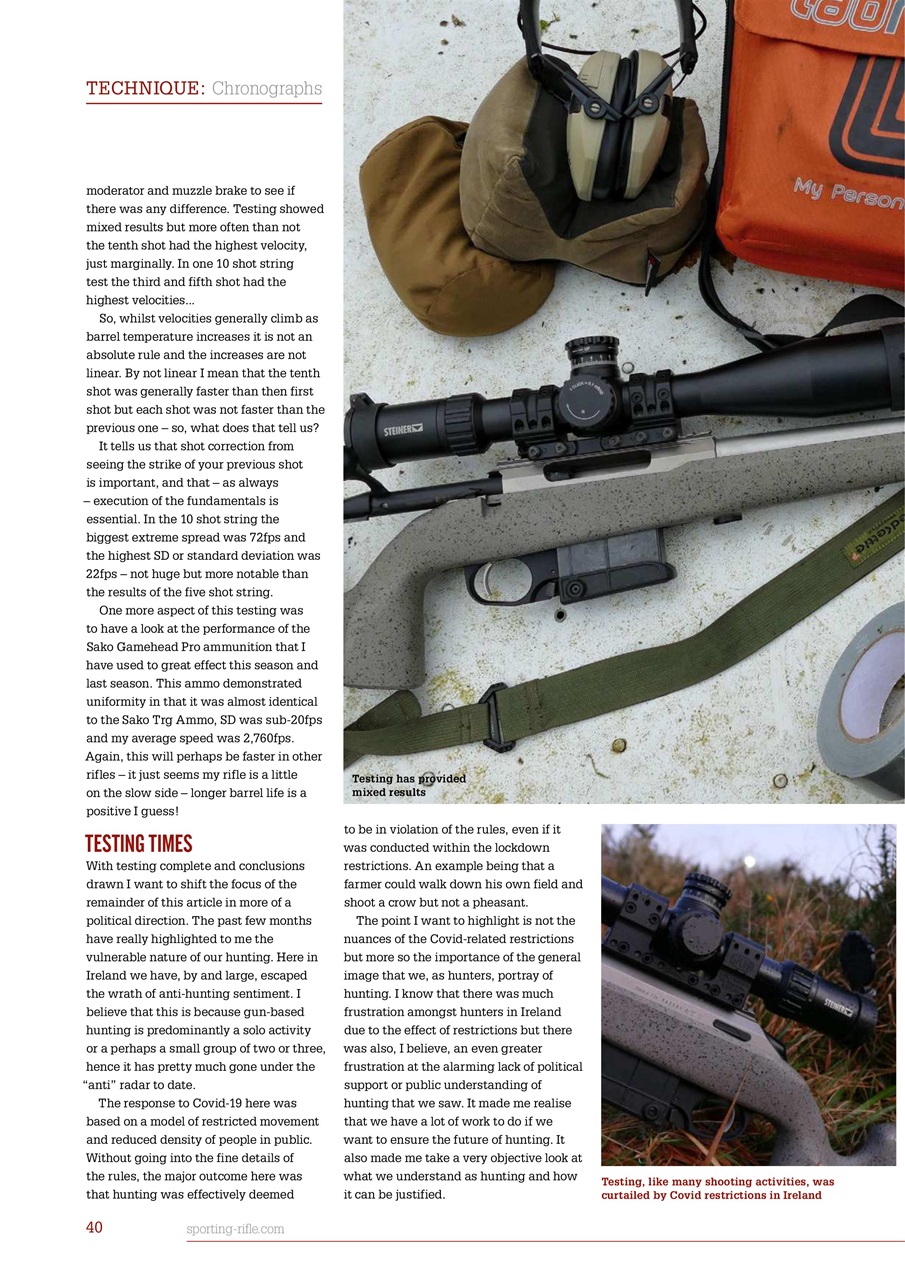 Sporting Rifle Magazine - February 2021 Back Issue