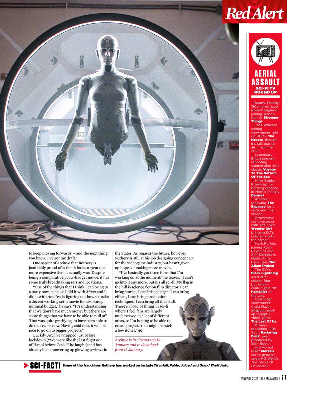 SFX Magazine January 2021 Subscriptions Pocketmags