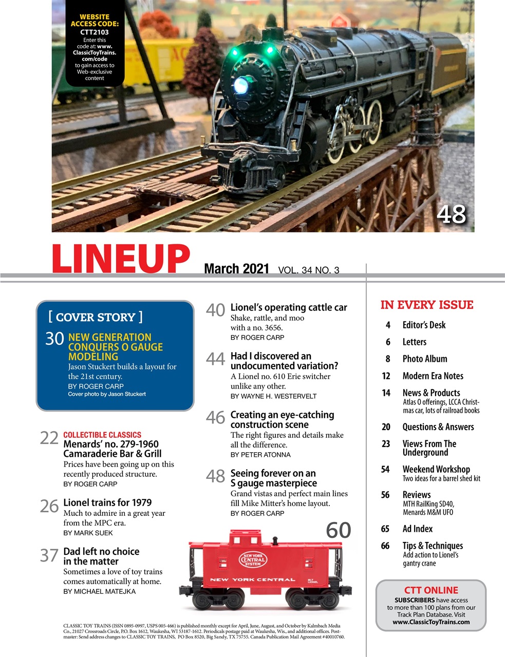 Classic Toy Trains Magazine Mar 2021 Subscriptions Pocketmags