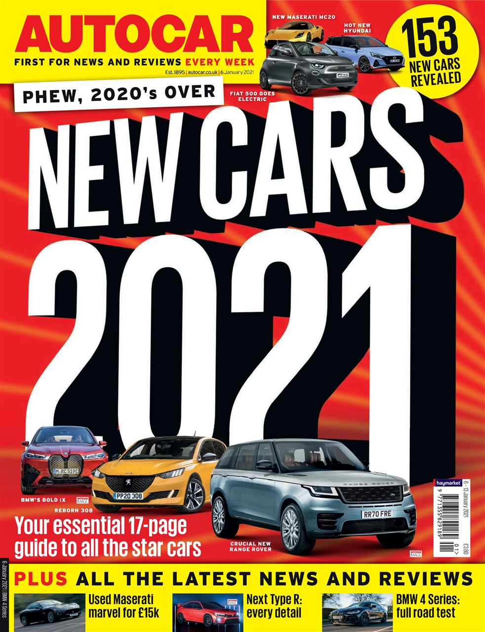 Autocar Magazine 6th January 2021 Subscriptions Pocketmags