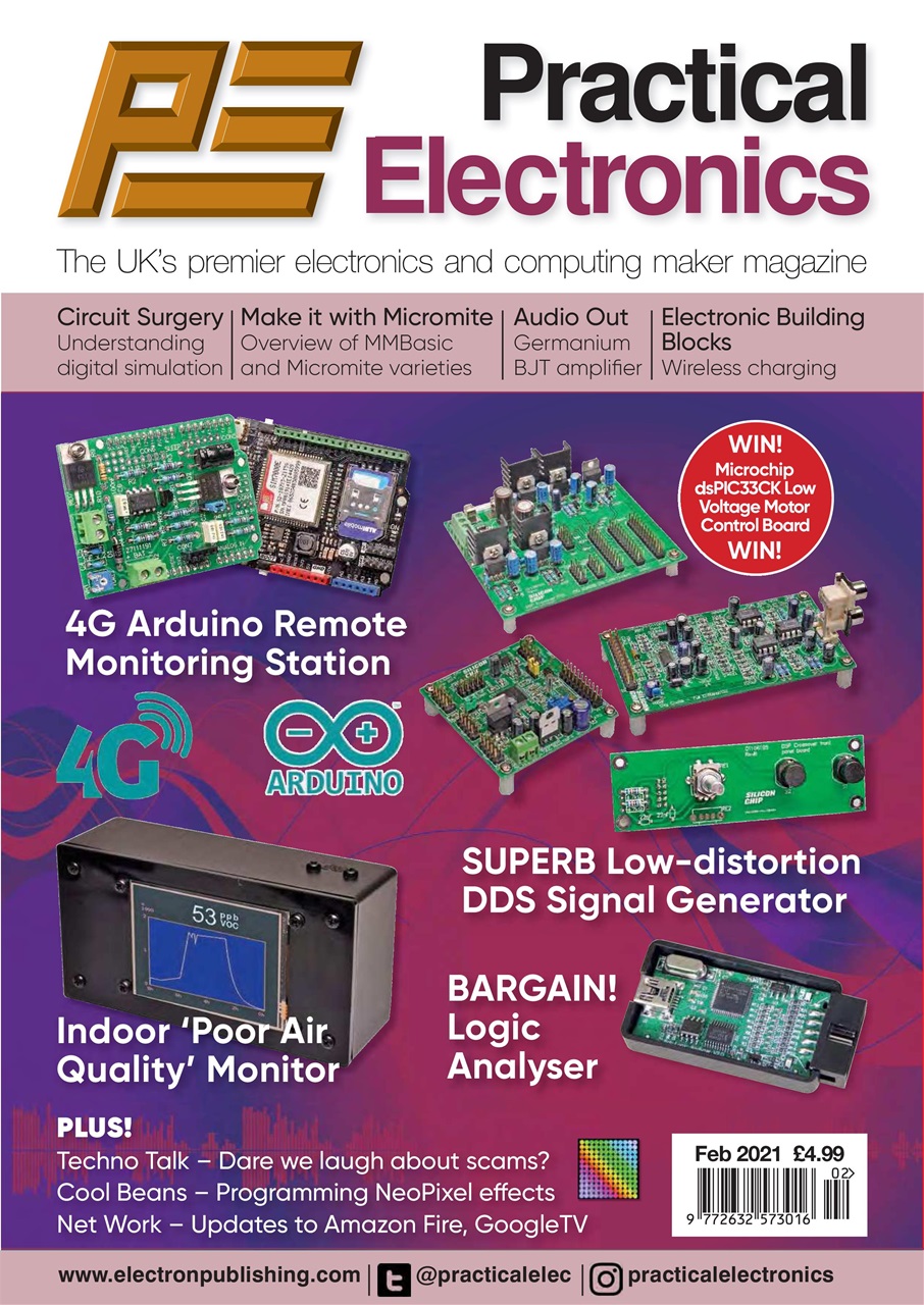 Everyday Practical Electronics Magazine Feb21 Subscriptions Pocketmags