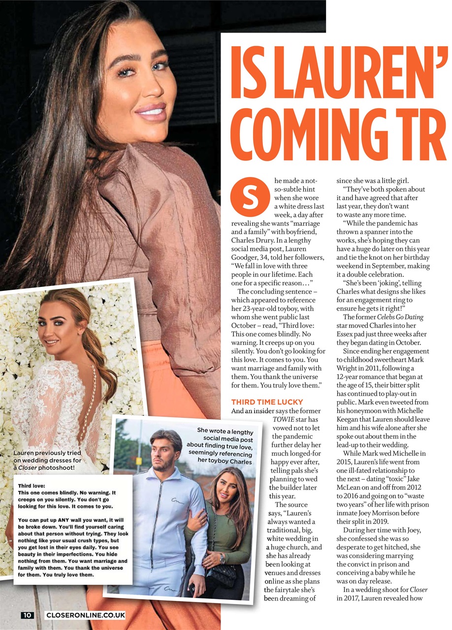 Closer Magazine - Issue 937 Subscriptions | Pocketmags