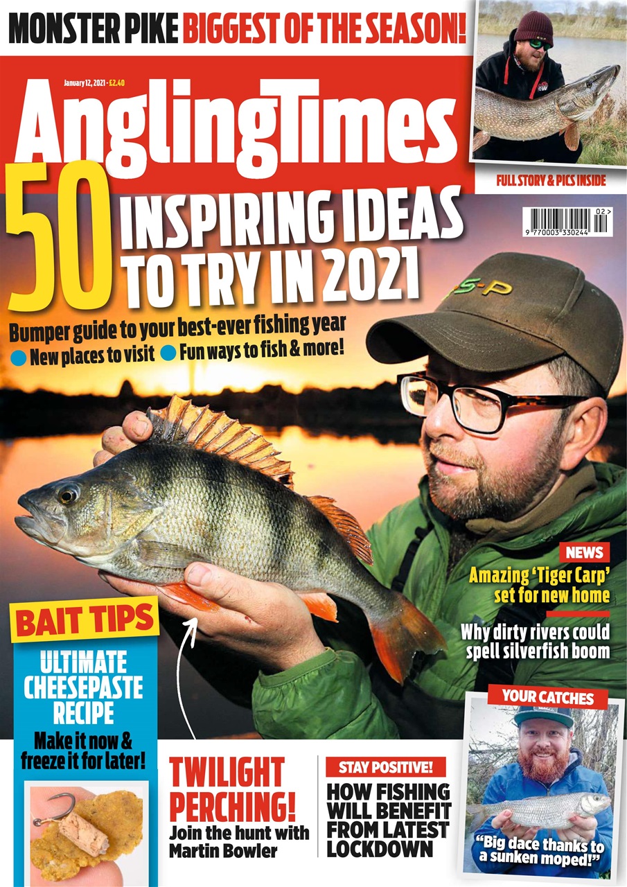 Angling Times Magazine 12th Jan 2021 Back Issue