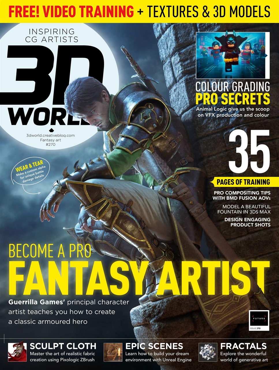 3d world magazine quixel