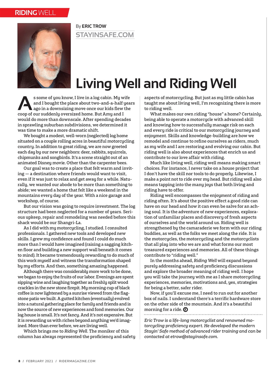 Rider Magazine - February 2021 Back Issue