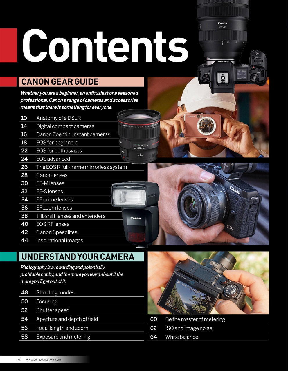 The Canon Camera Manual Magazine The Ultimate Canon Photography Guide