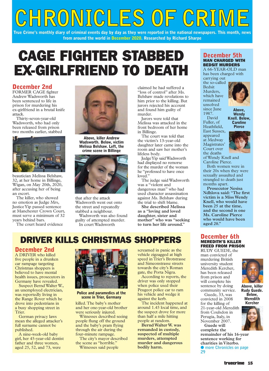 True Crime Magazine - True Crime February 2021 Back Issue