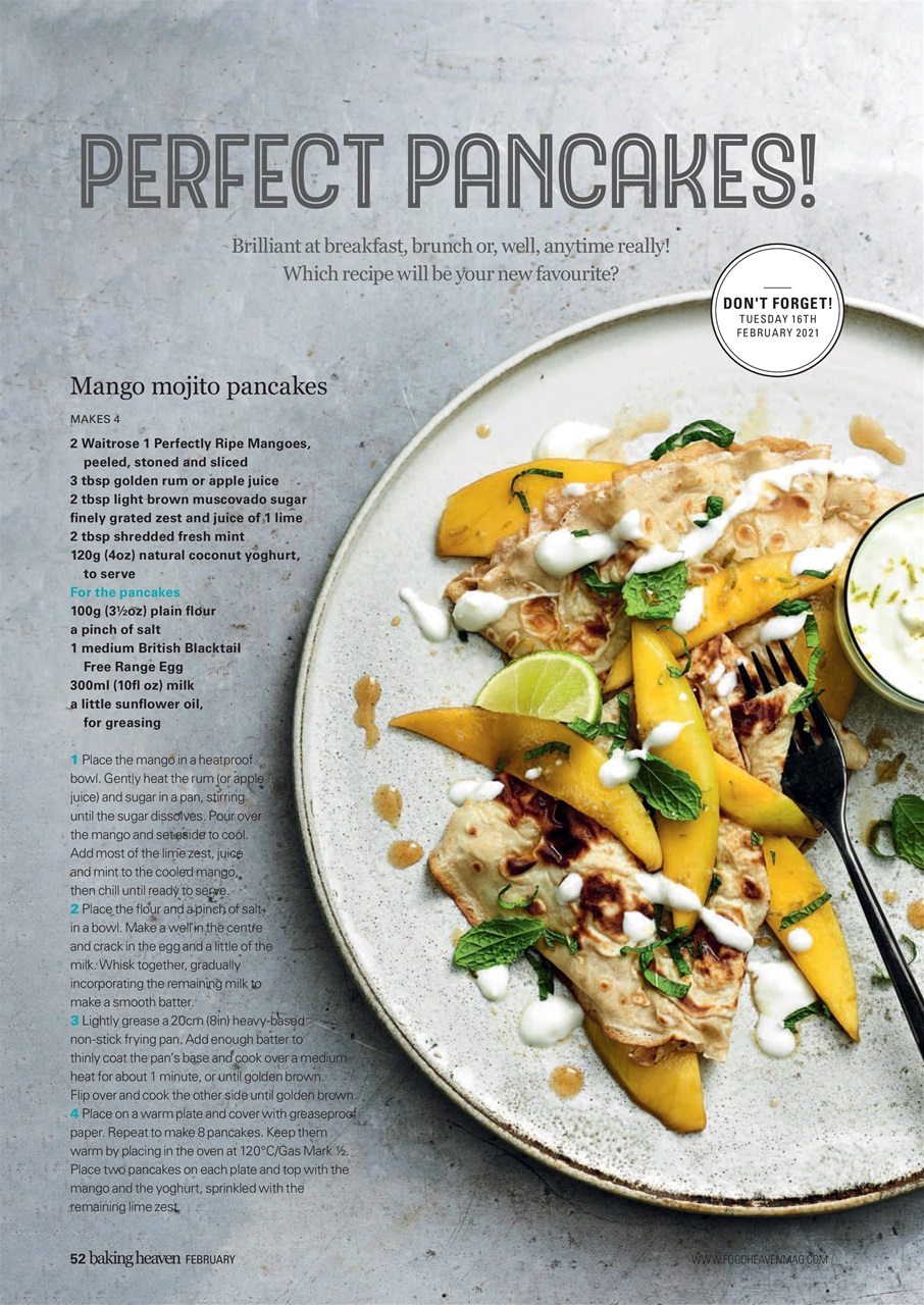 Baking Heaven Magazine - February 2021 Subscriptions | Pocketmags