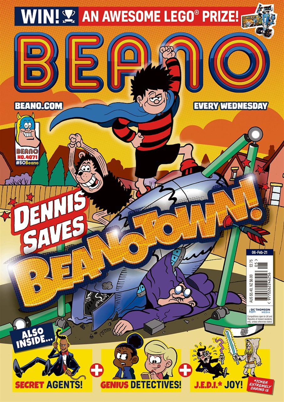 Beano Magazine - 06/02/2021 Back Issue