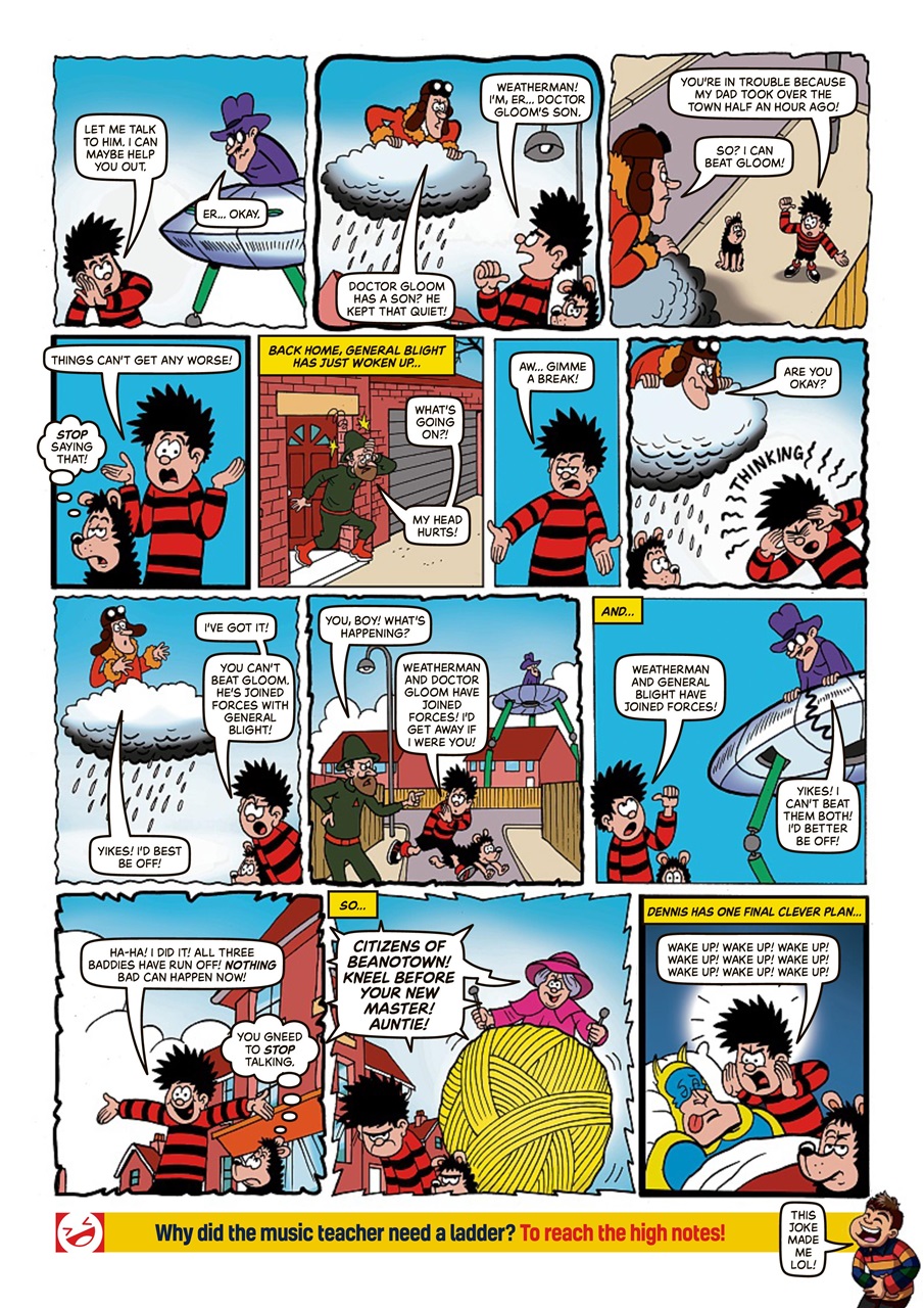 Beano Magazine 06/02/2021 Back Issue