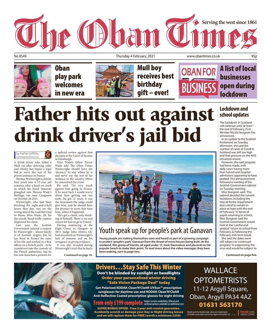 The Oban Times & Lochaber Times Magazine - 4th February 2021