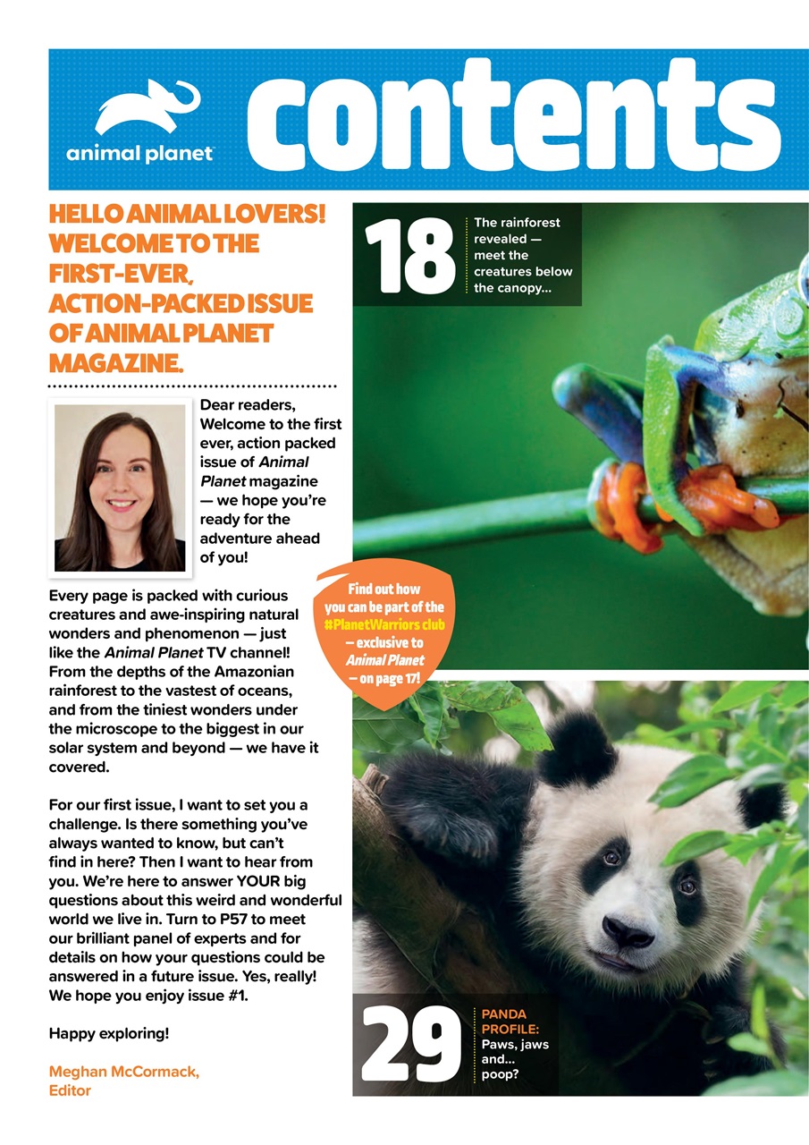 Animal Planet Kids Magazine - Issue 1 Back Issue