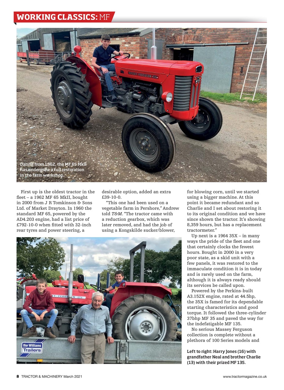 Tractor & Machinery Magazine - March 2021 Subscriptions 