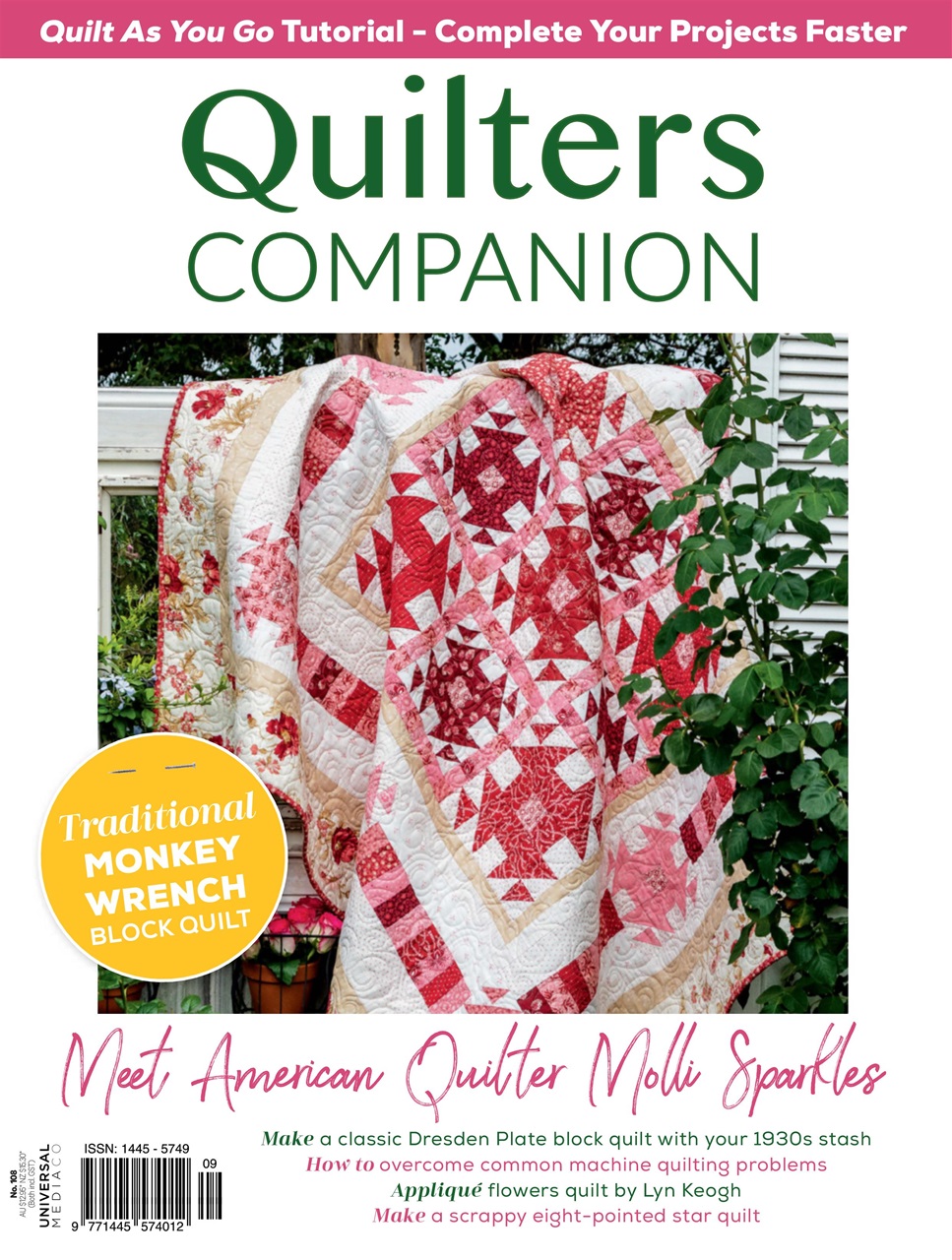 Quilters Companion Magazine - ISSUE 108 Subscriptions | Pocketmags