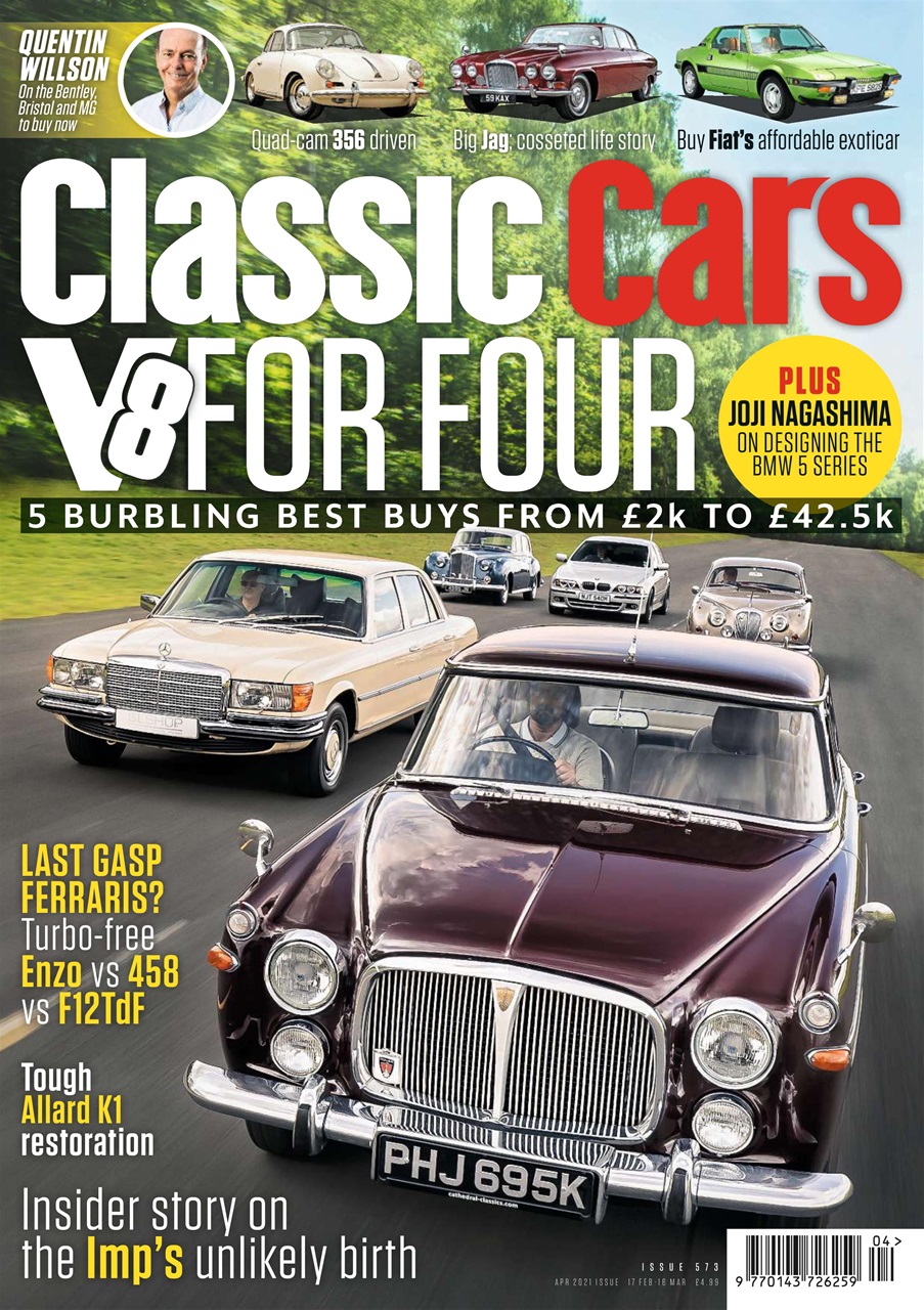 Classic Cars Magazine April 2021 Back Issue