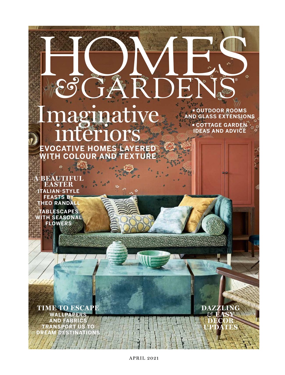 Homes & Gardens Magazine April 2021 Subscriptions Pocketmags