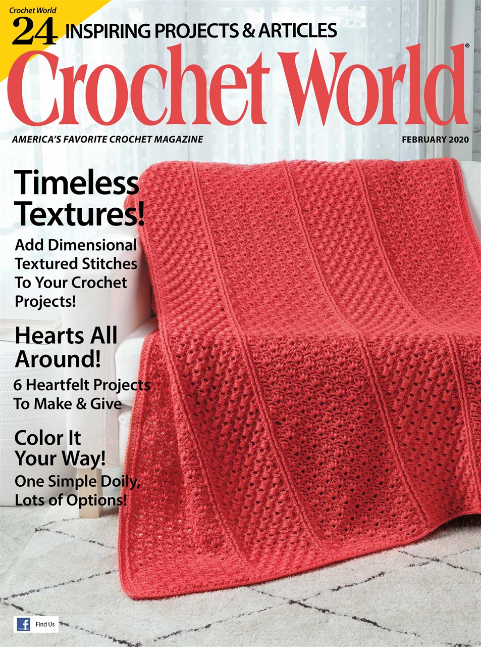 Crochet World Magazine February 2020 Back Issue