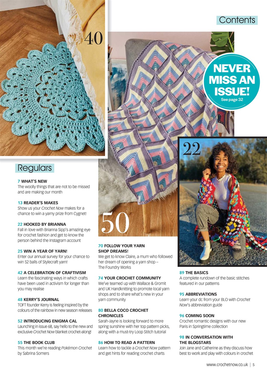 Crochet Now Magazine Issue 67 Subscriptions Pocketmags