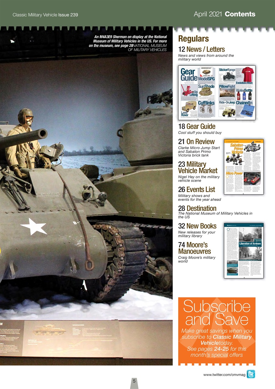 Classic Military Vehicle Magazine April 2021 Subscriptions Pocketmags
