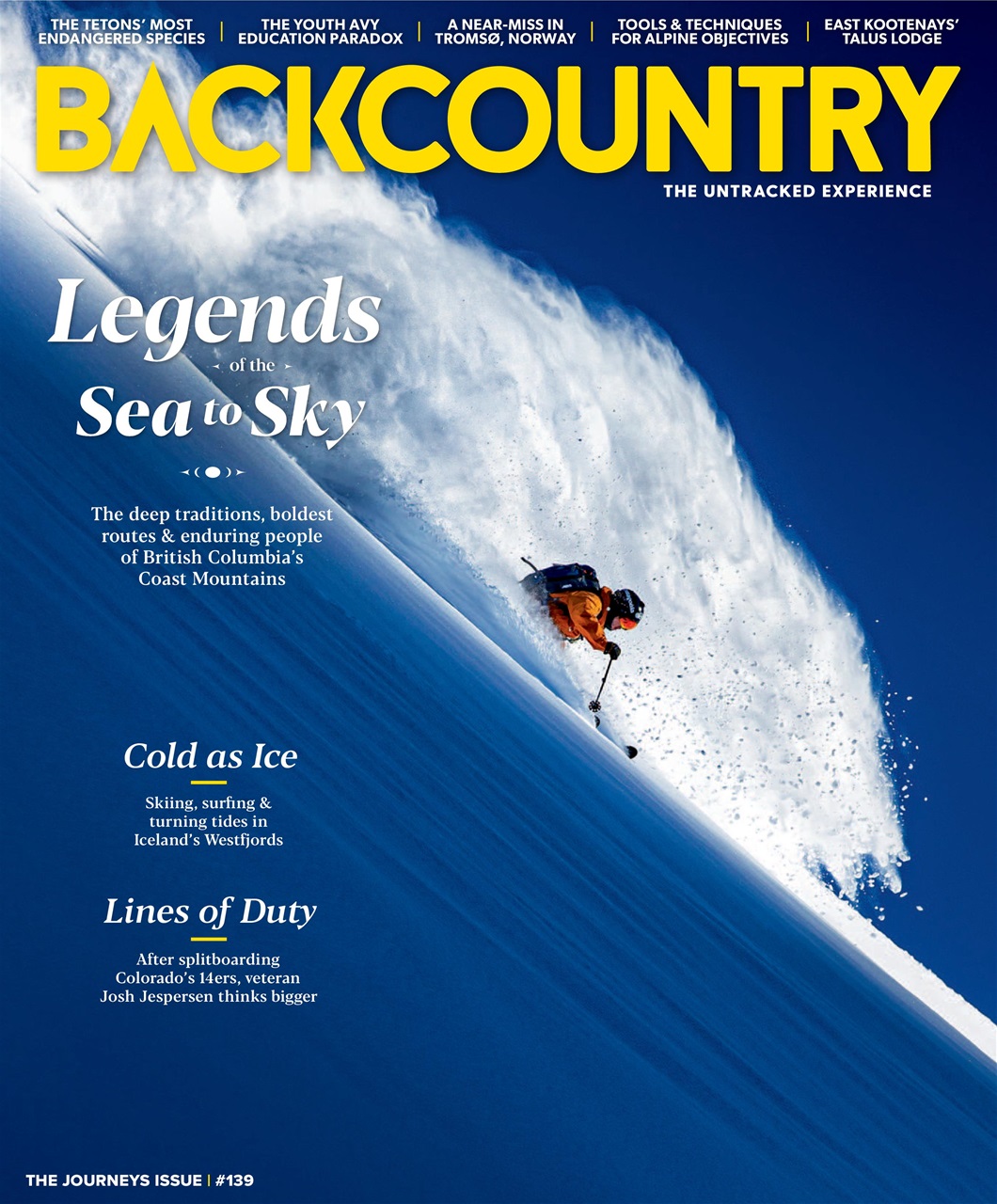 Backcountry Magazine The Journeys Issue Edición anterior