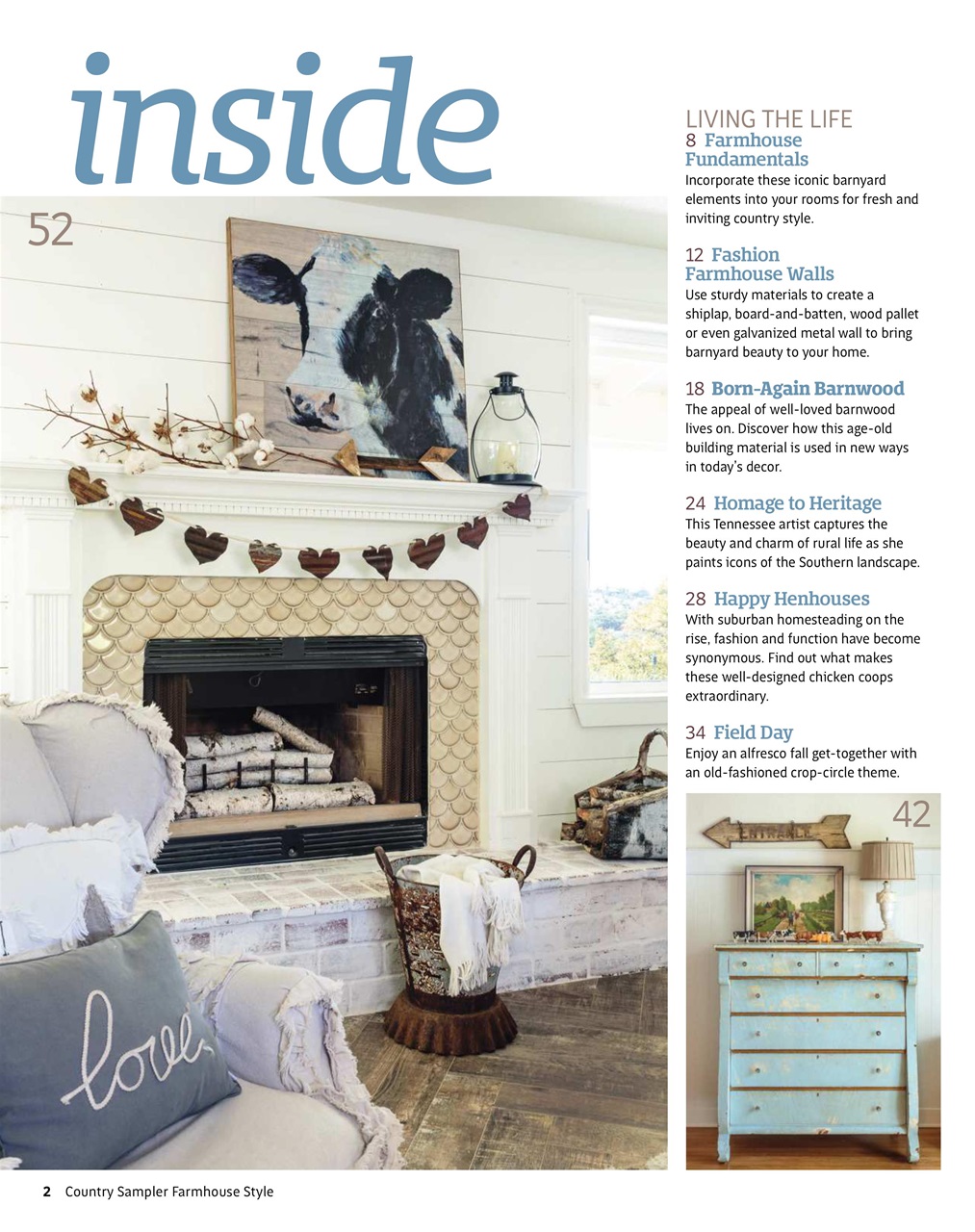 Country Sampler Magazine Farmhouse Style Special Issue