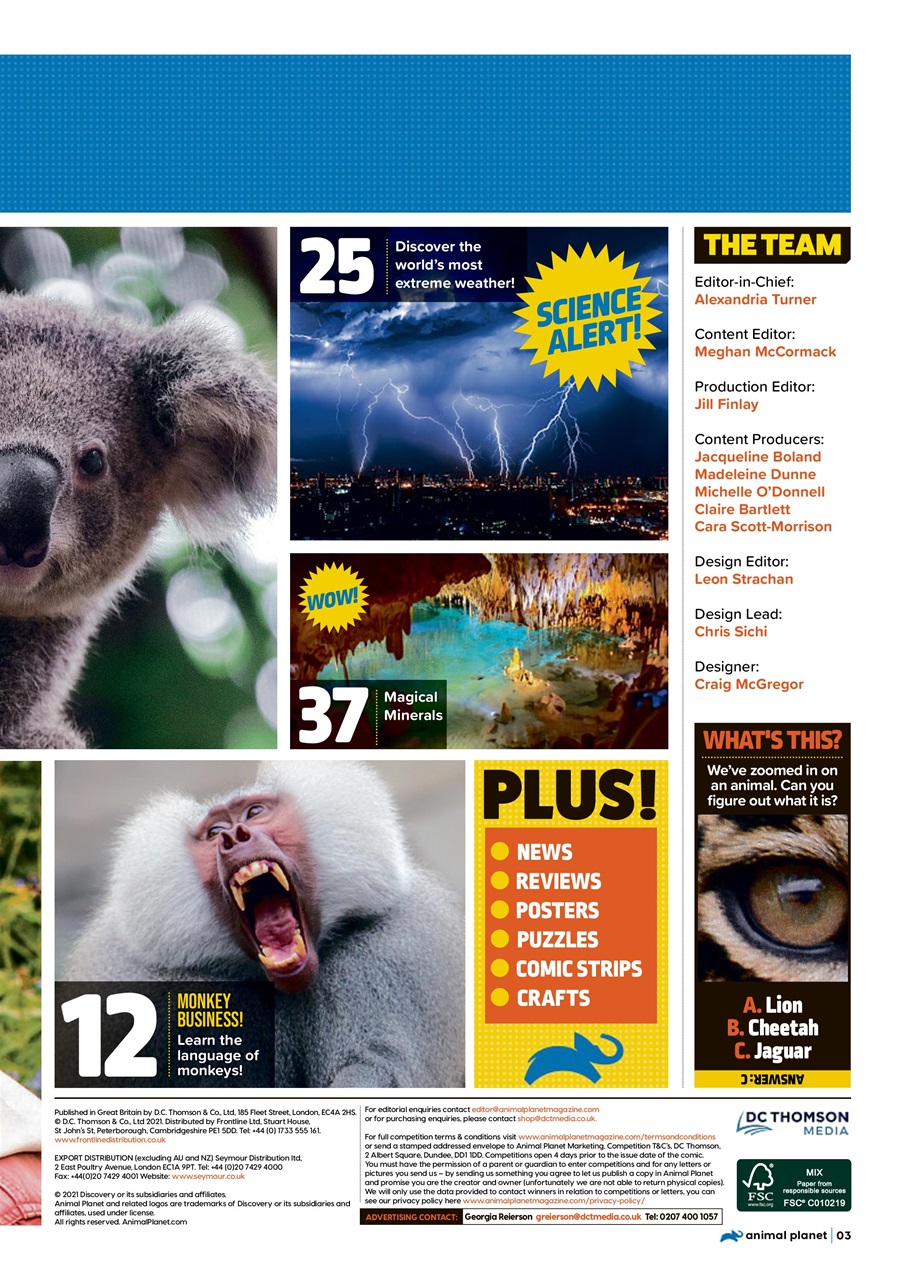 Animal Kids Magazine Issue 2 Back Issue