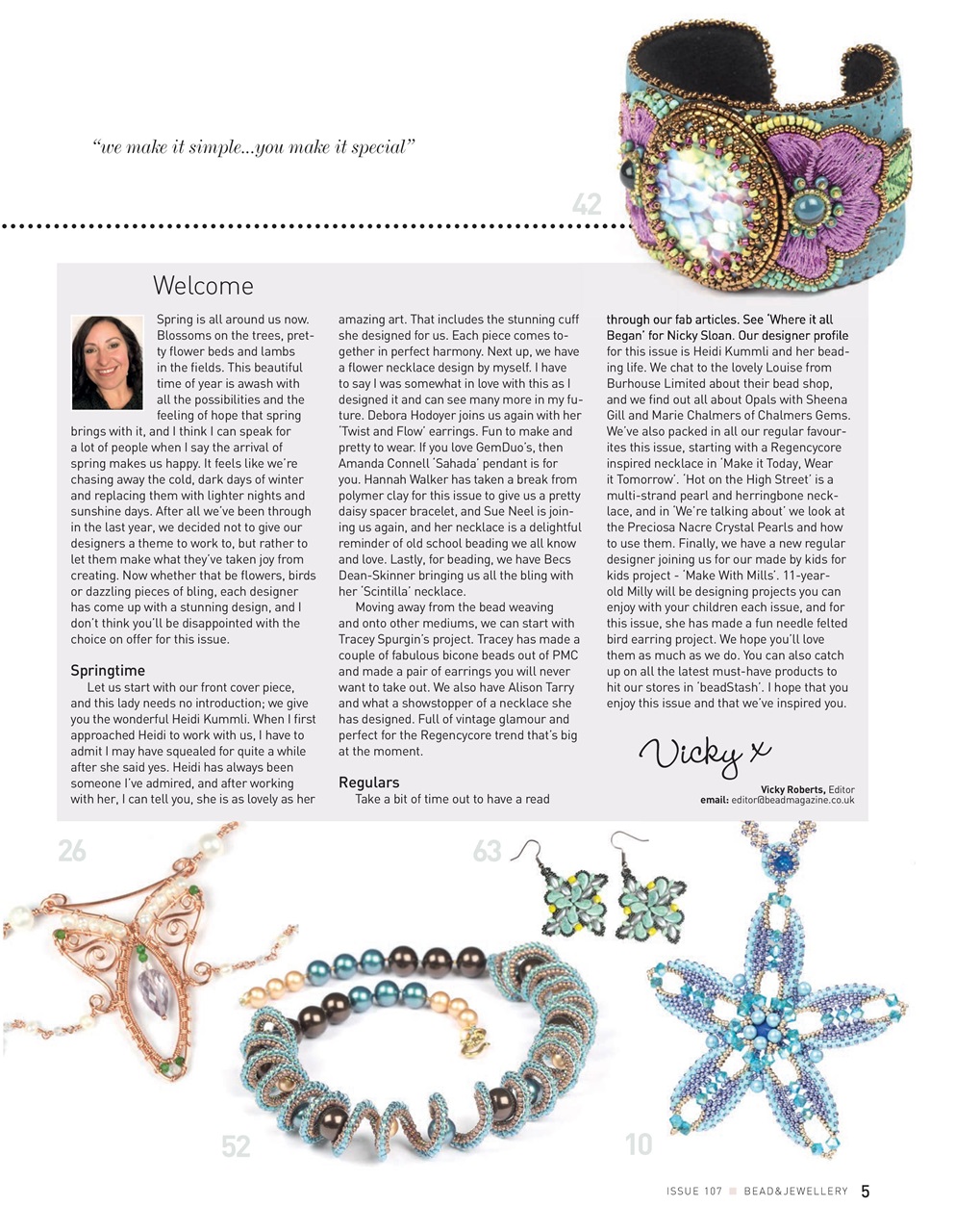 Bead & Jewellery Magazine - Issue 107 Subscriptions | Pocketmags