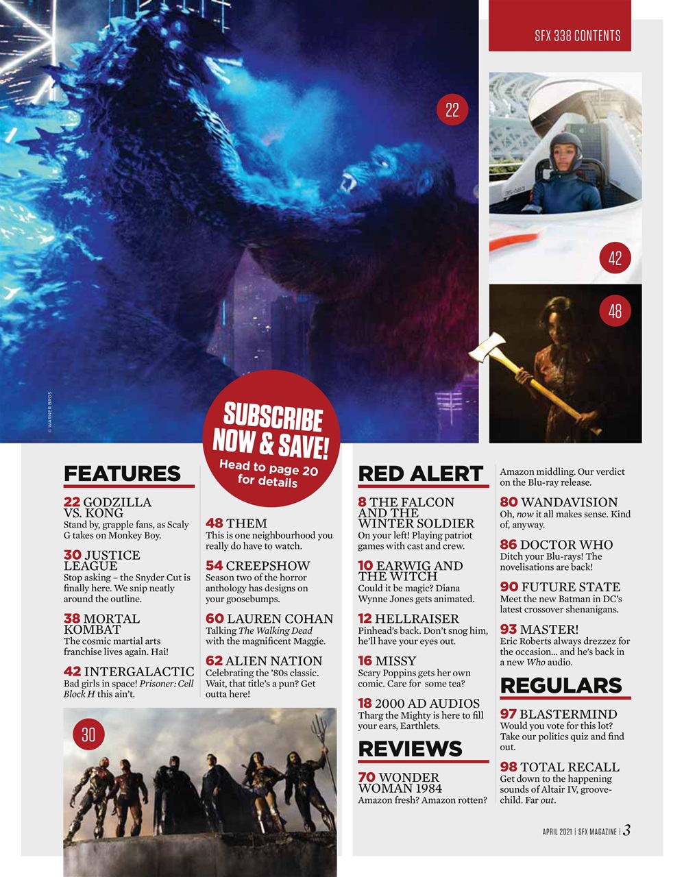 SFX Magazine April 2021 Subscriptions Pocketmags
