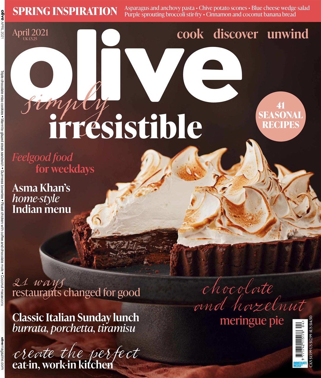 Olive Magazine Easter 2021 Subscriptions Pocketmags