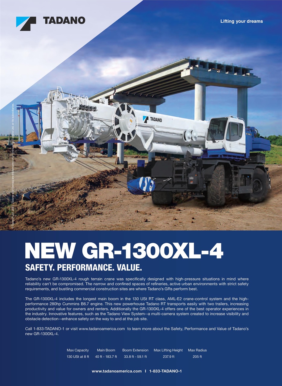 American Cranes & Transport Magazine April 2021 Subscriptions