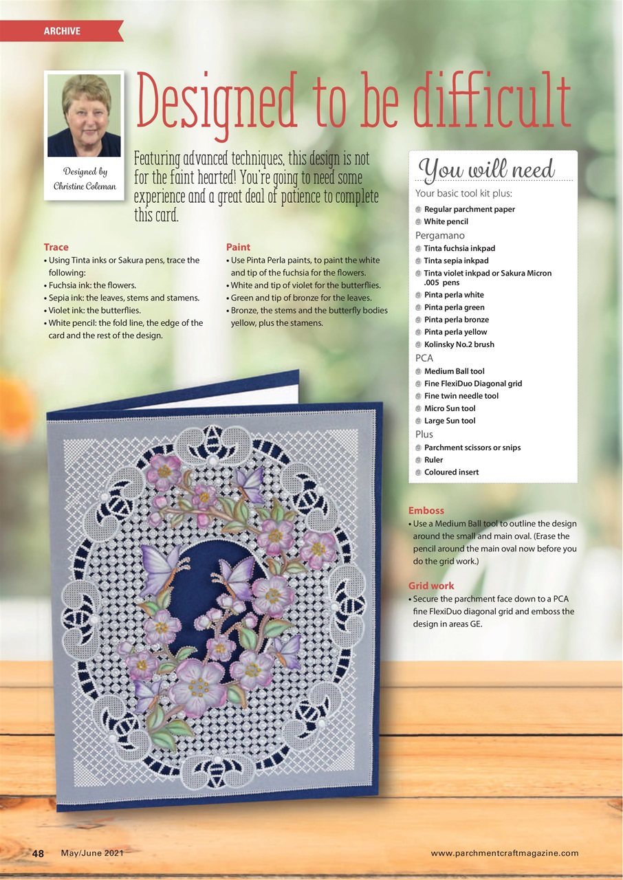 Parchment Craft Magazine May/June 2021 Subscriptions Pocketmags