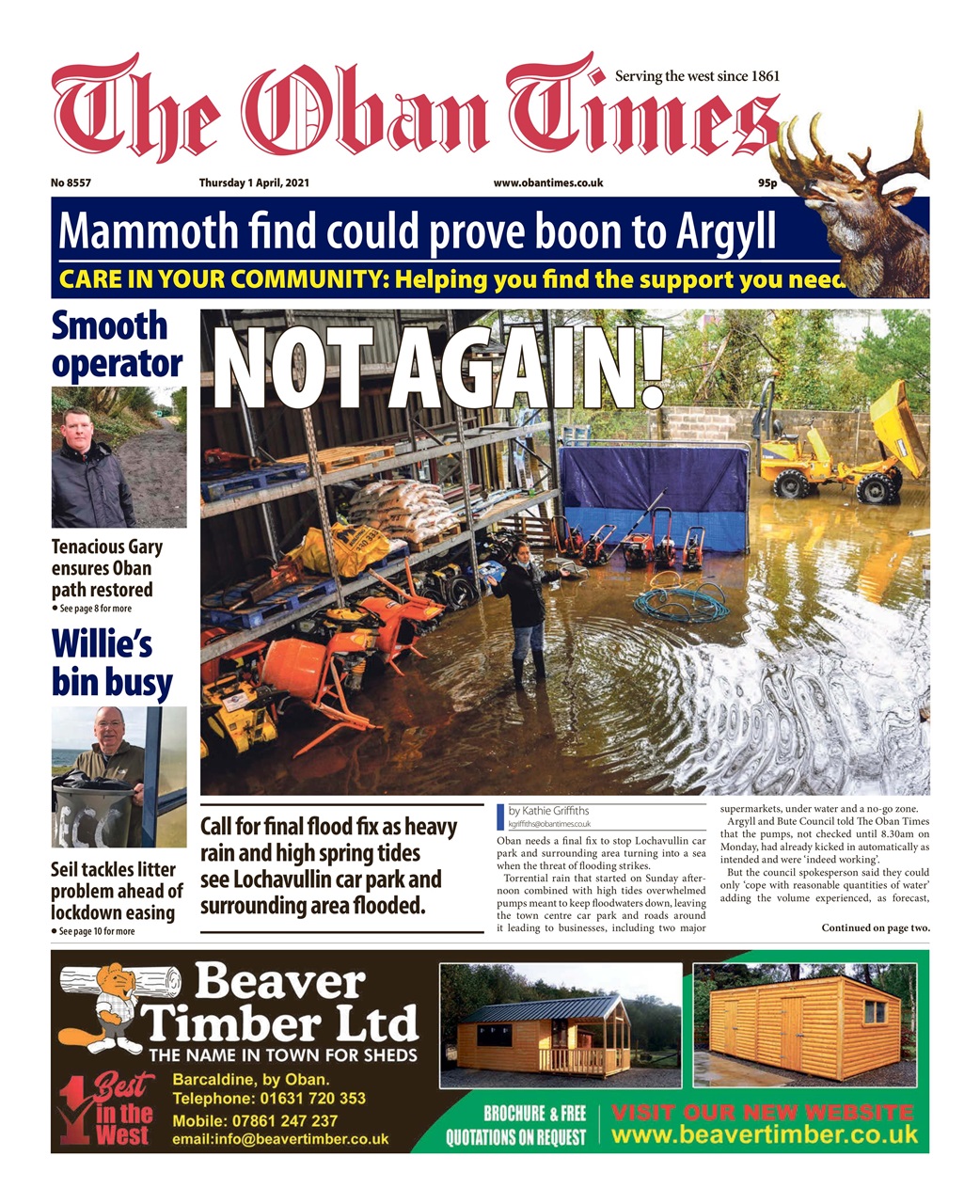 The Oban Times & Lochaber Times Magazine - 1st April 2021 Back Issue