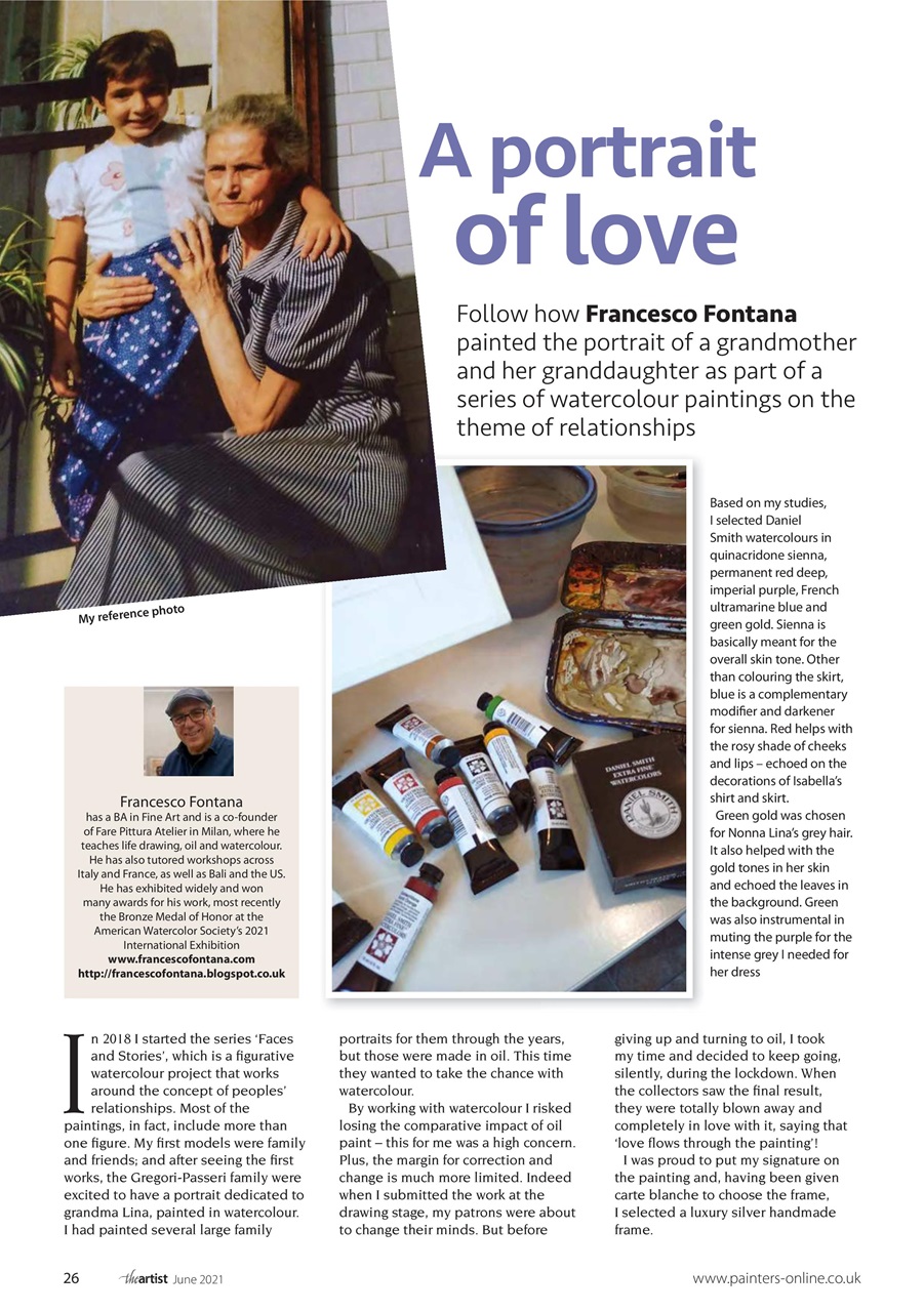 The Artist Magazine June 2021 Subscriptions Pocketmags