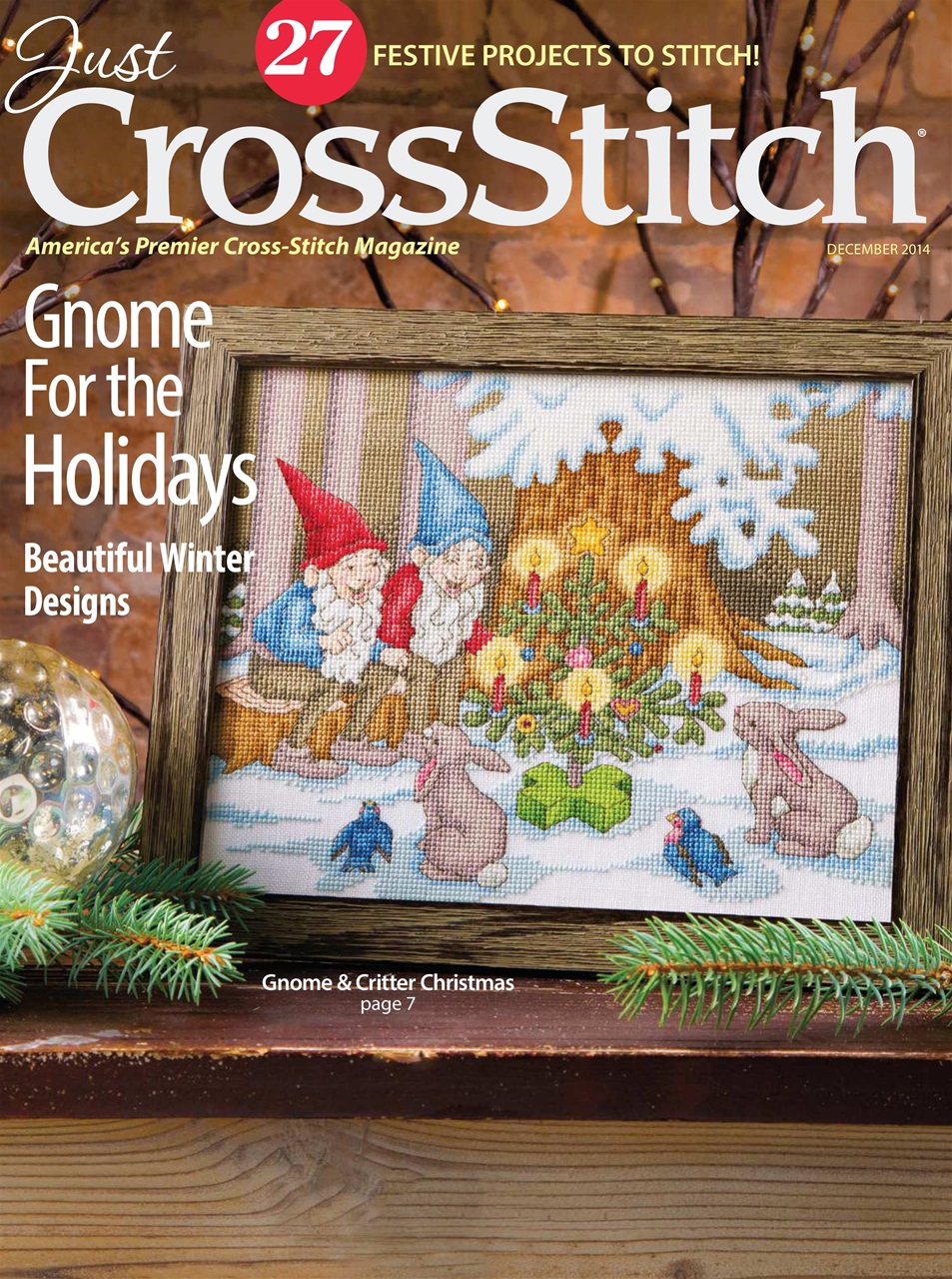 Just CrossStitch Magazine November/December 2014 Back Issue