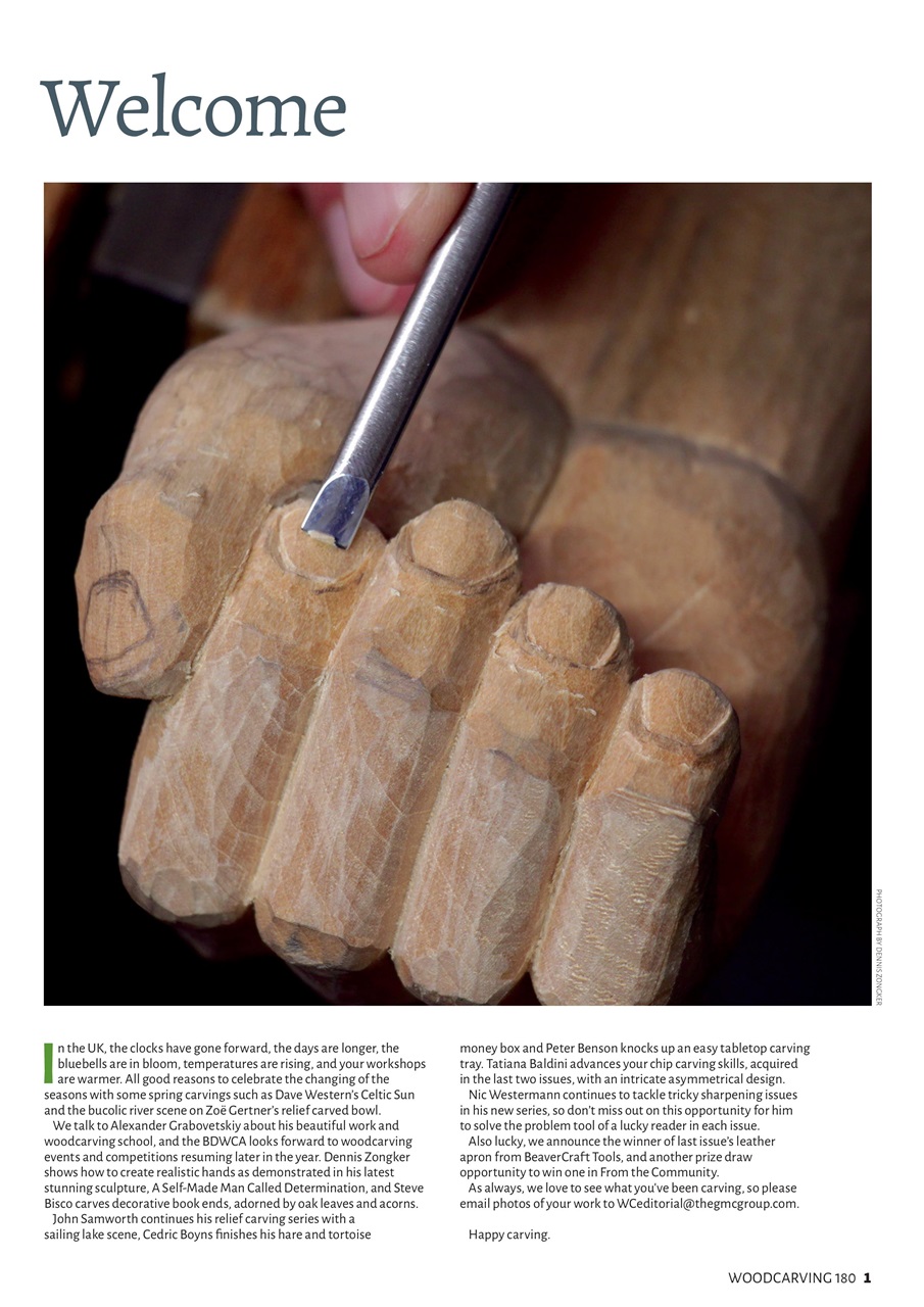 Woodcarving Magazine Issue 180 Subscriptions Pocketmags