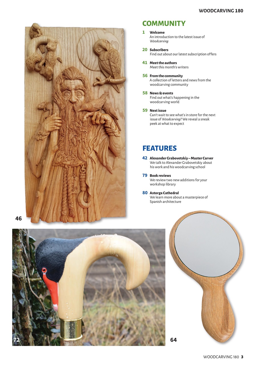 Woodcarving Magazine Issue 180 Subscriptions Pocketmags