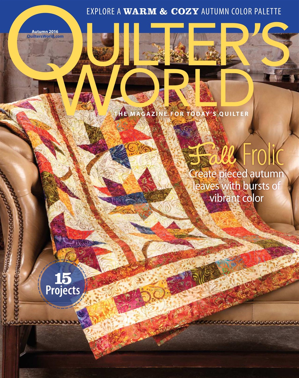 Quilter's World Magazine Autumn 2016 Back Issue