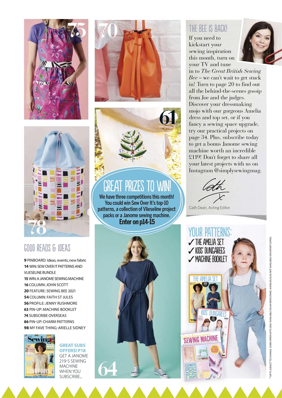 Simply Sewing Magazine Issue 81 Subscriptions Pocketmags