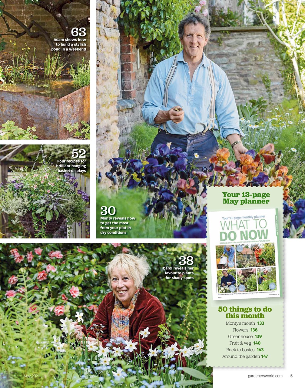 BBC Gardeners’ World Magazine May 2021 Subscriptions Pocketmags