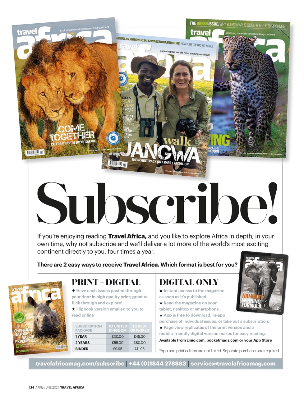 safari yearly subscription