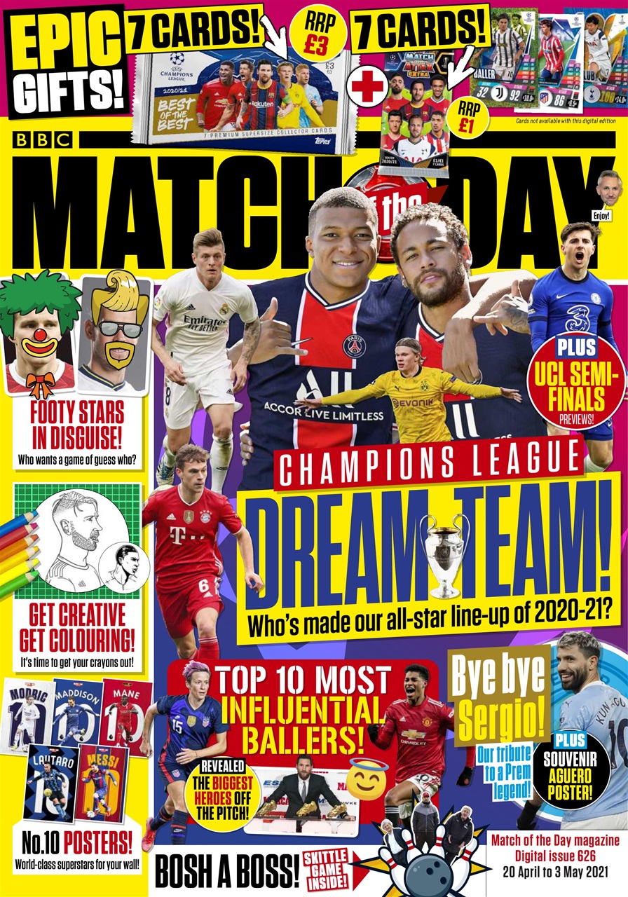 Match of the Day Magazine Issue 626 Back Issue