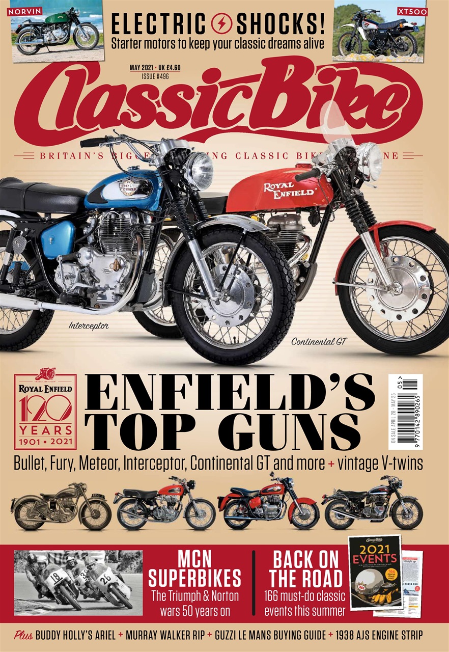 Classic Bike Magazine May 2021 Subscriptions Pocketmags