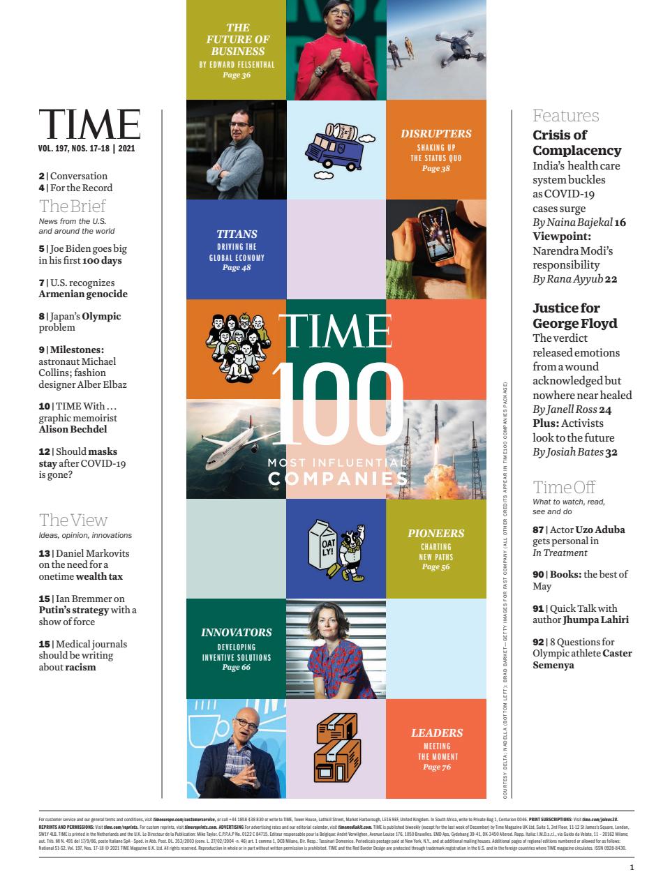 Time Magazine - 10/05/2021 Back Issue