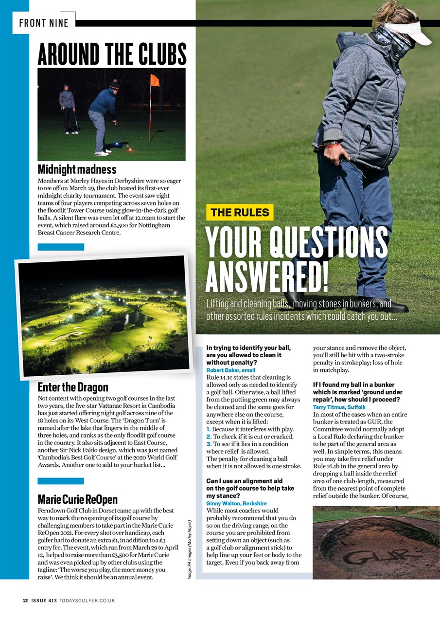 Today's Golfer Magazine Issue 413 Zurück Ausgabe