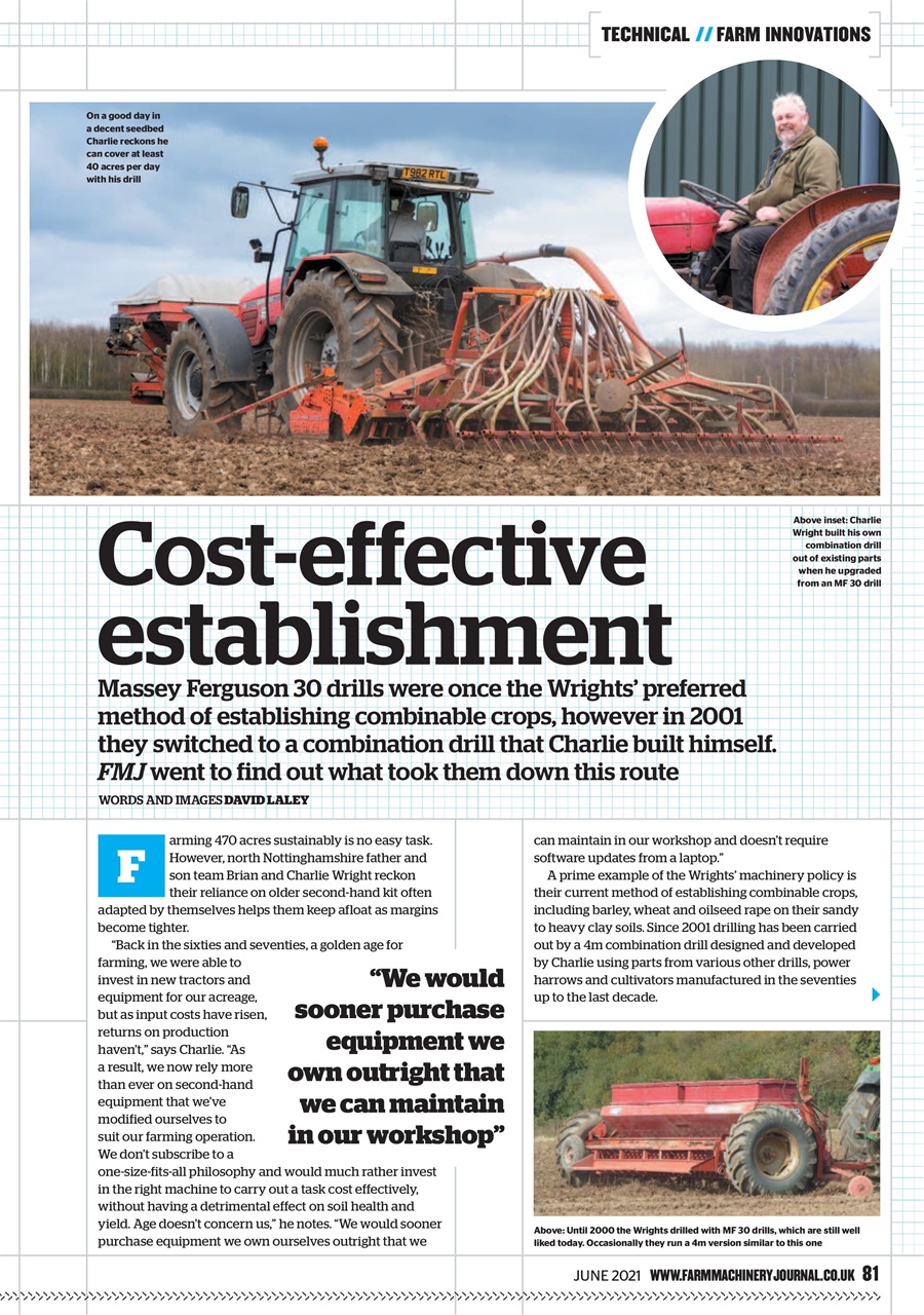 Farm Machinery Journal Magazine June 2021 Back Issue