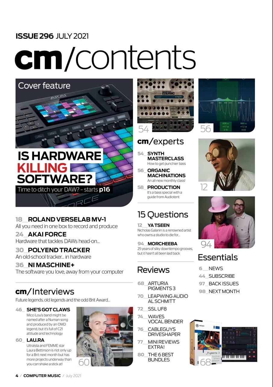 Computer Music Magazine June 2021 Subscriptions Pocketmags